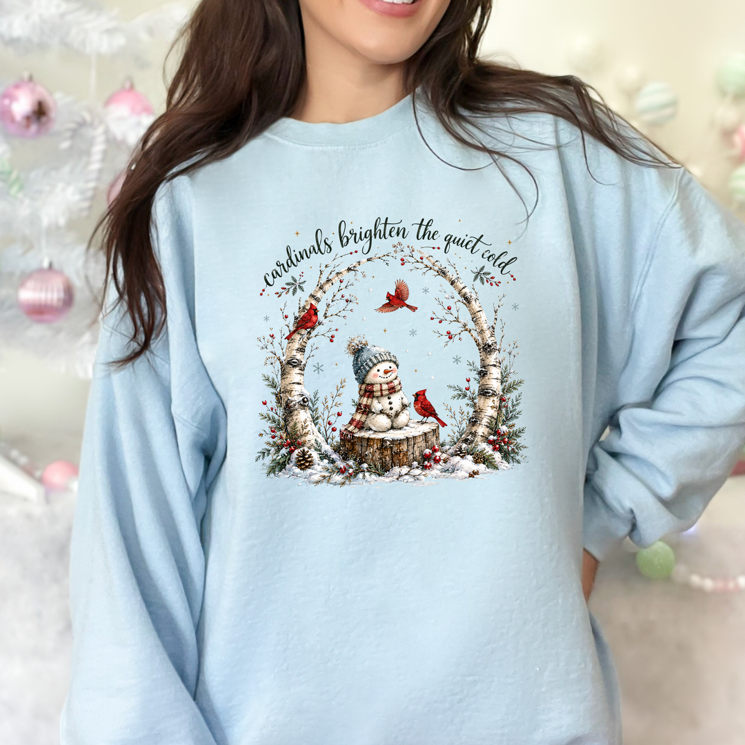 Wholesale Cardinals Brighten Graphic Sweatshirt - Light Blue