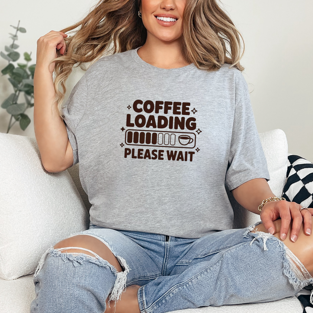 Coffee Loading Graphic Tee