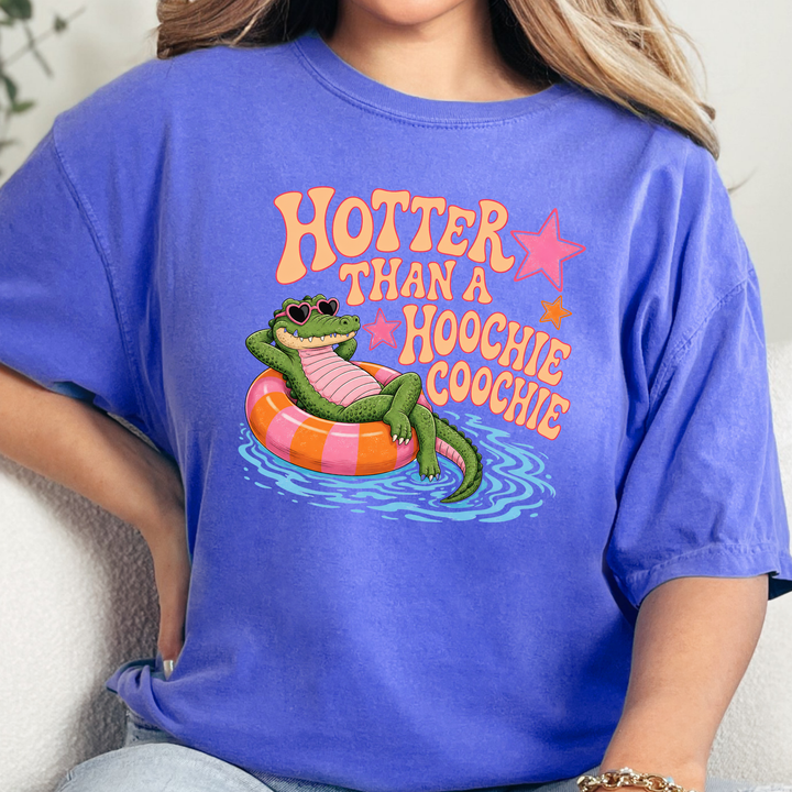 Wholesale Gator Hoochie Coochie Graphic Tee - CC FloBlue