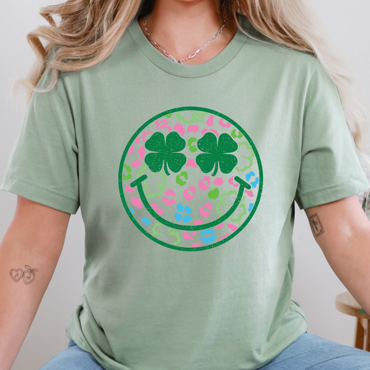 Lucky Charm Smiley Face Graphic Tee