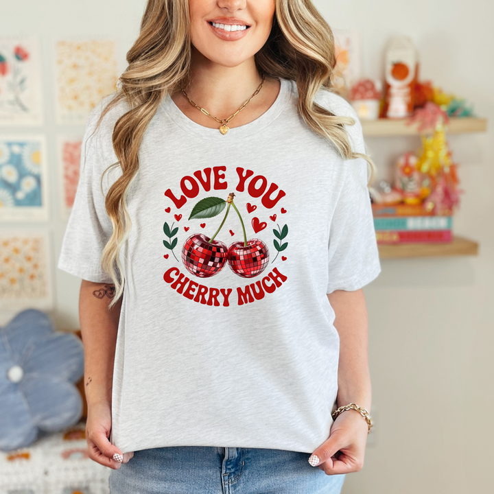 Love You Cherry Much Graphic Tee