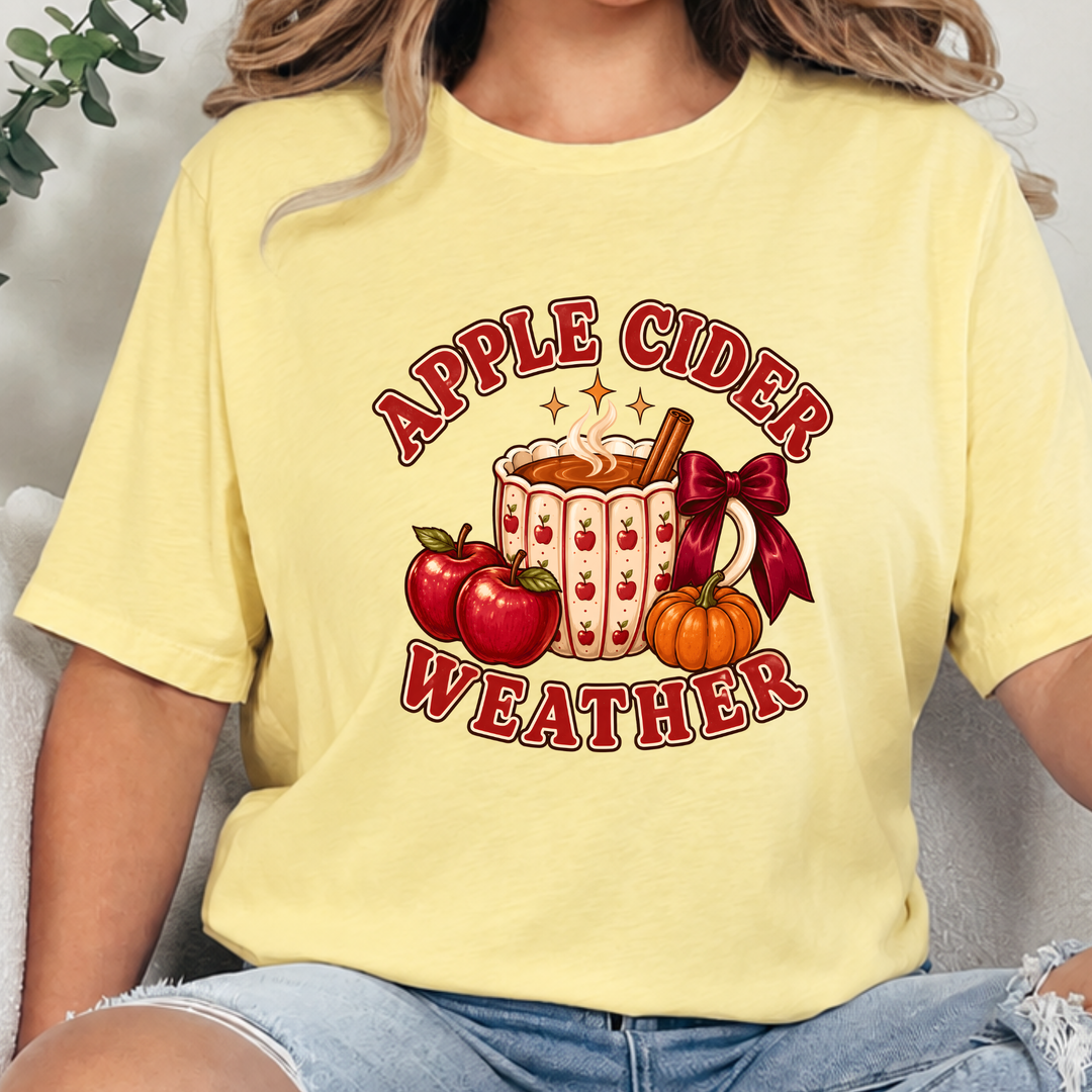 Apple Cider Weather Graphic Tee