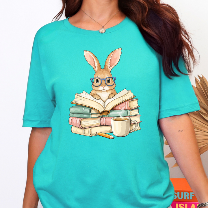 Reading Easter Bunny Graphic Tee