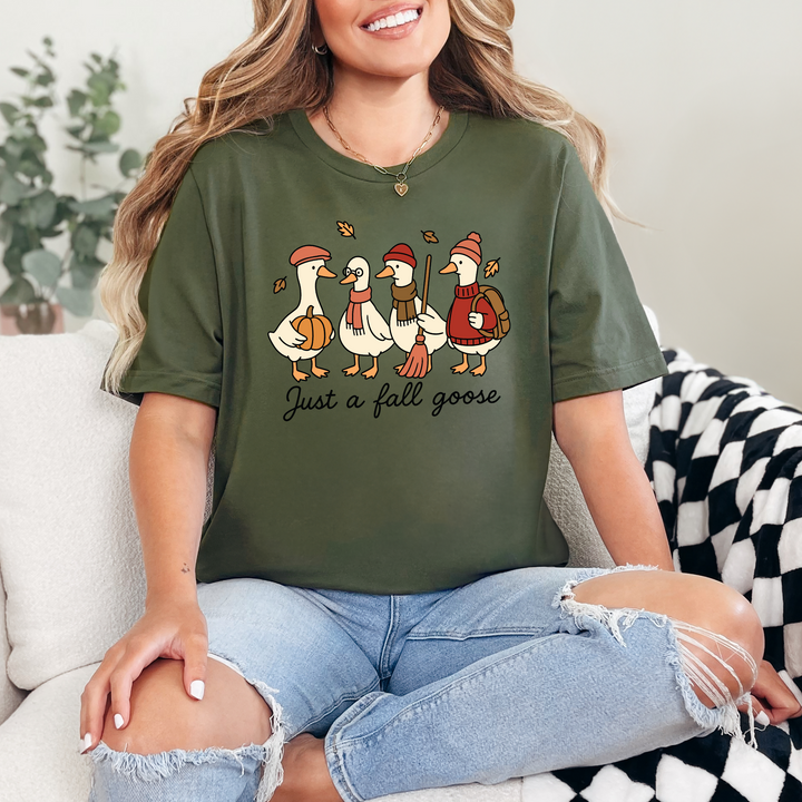 Just a Fall Goose Graphic Tee