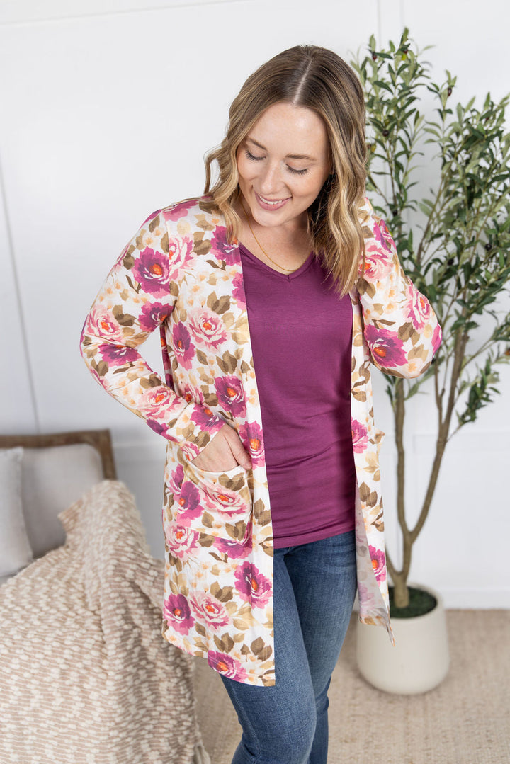 IN STOCK Classic Cardigan - Autumn Blossom