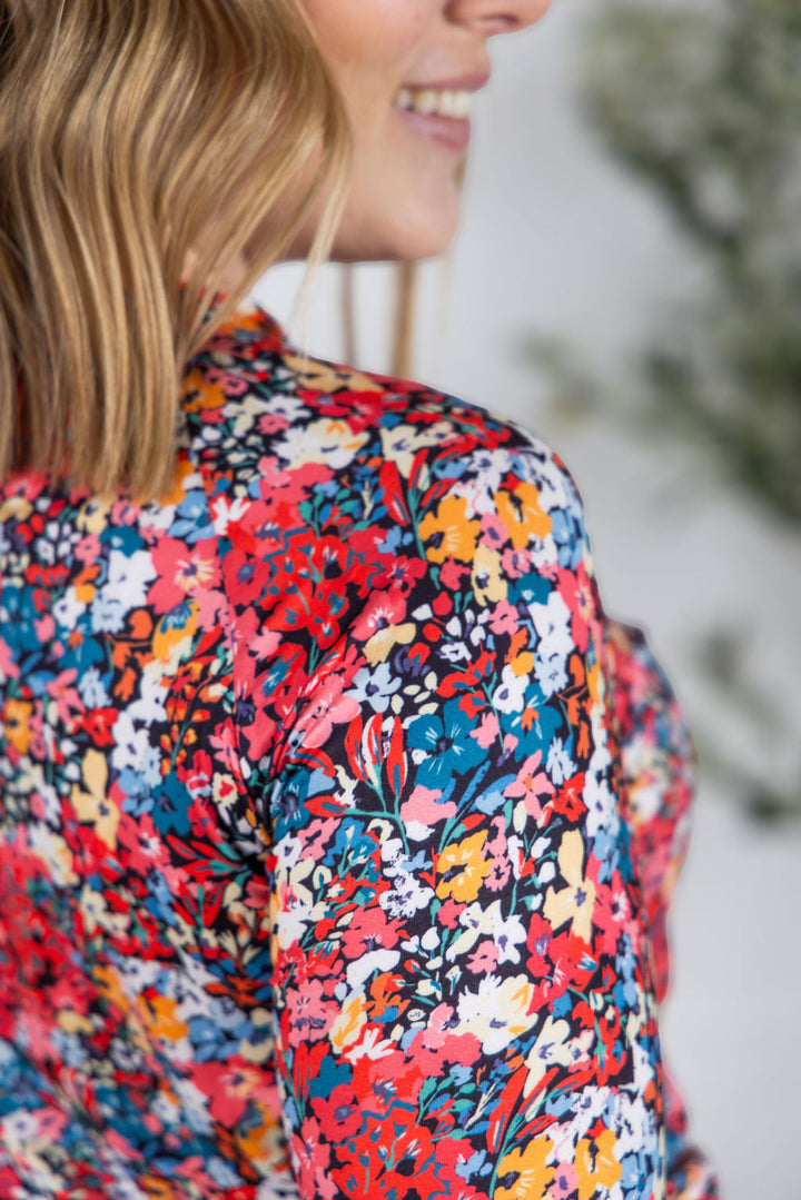 IN STOCK Blair Long Sleeve Top - Bright Floral