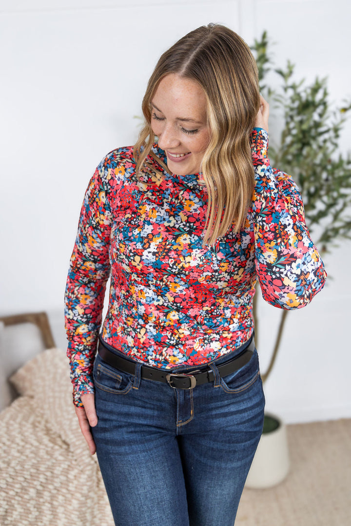 IN STOCK Blair Long Sleeve Top - Bright Floral