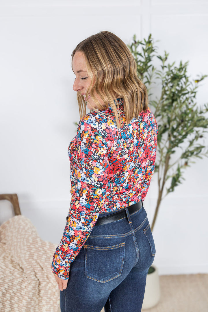 IN STOCK Blair Long Sleeve Top - Bright Floral