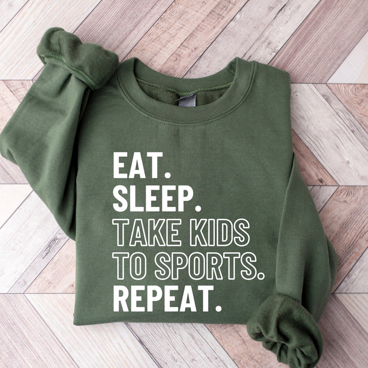 Take kids to sports repeat