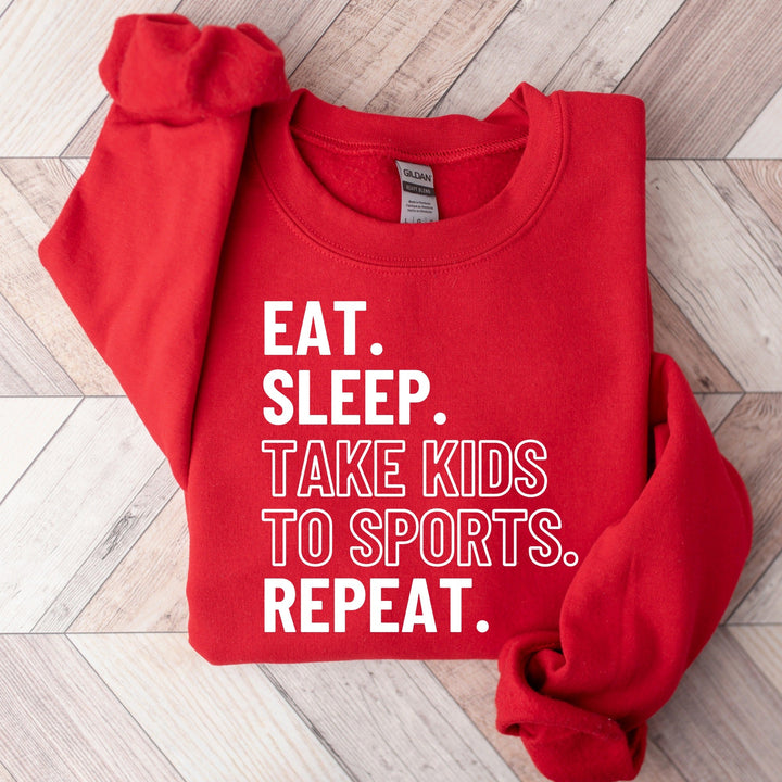 Take kids to sports repeat