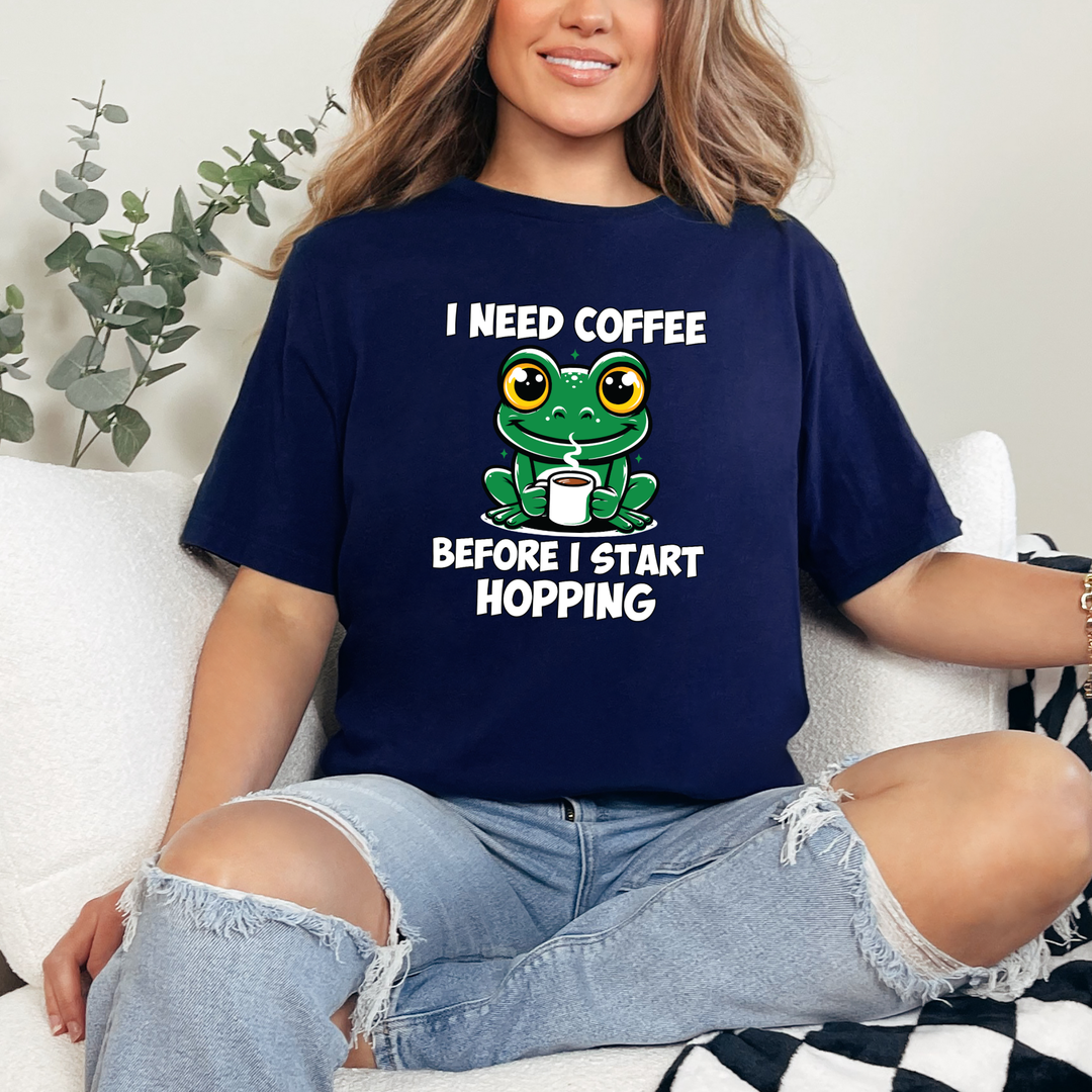 Coffee Before Hopping Graphic Tee