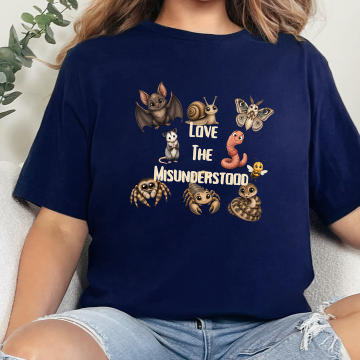 Wholesale Love The Misunderstood Graphic Tee - Navy