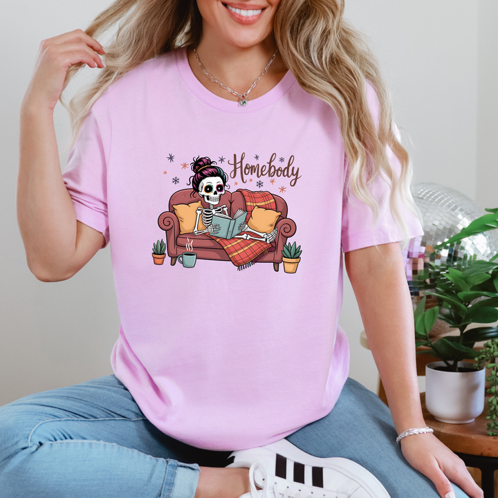 Skeleton Homebody Graphic Tee