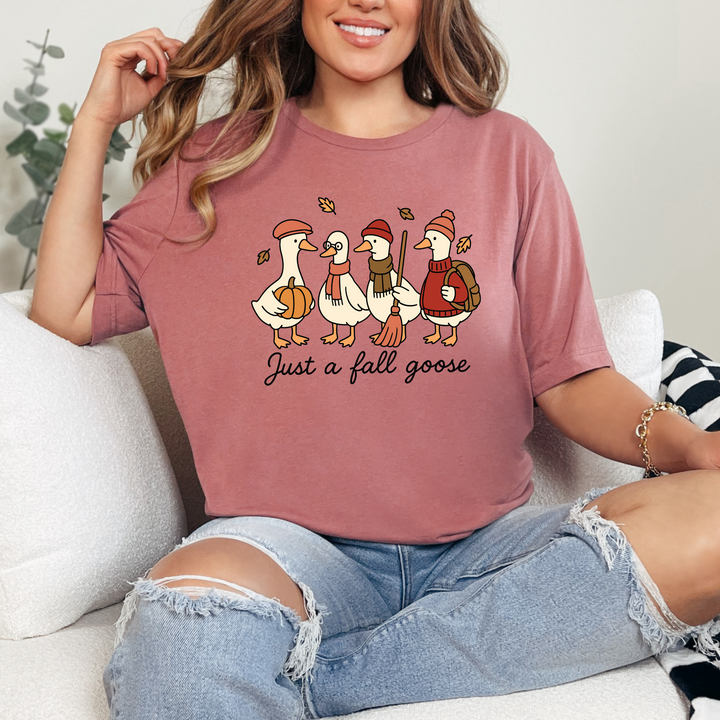 Just a Fall Goose Graphic Tee