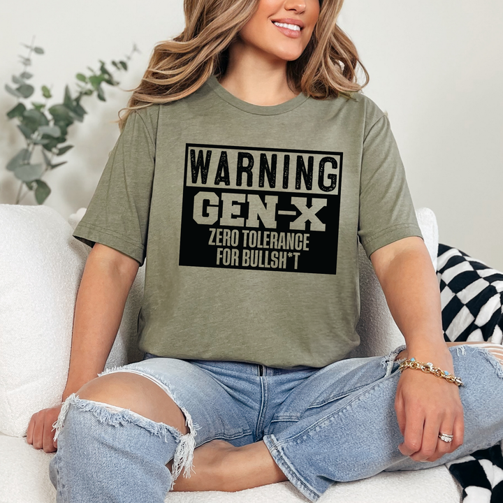 Warning Gen-X Graphic Tee
