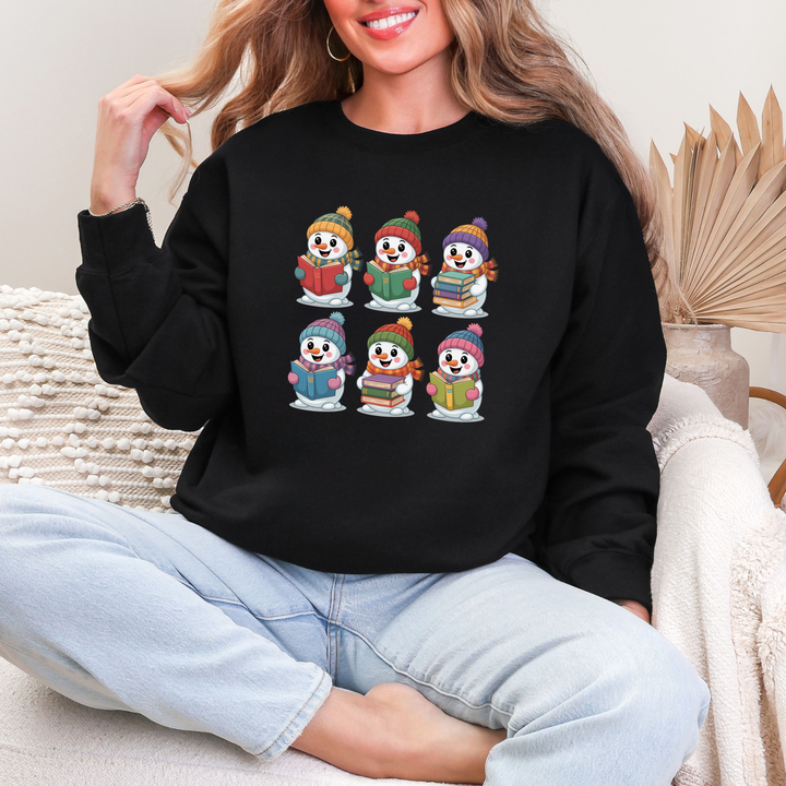 Reading Snowmen Sweatshirt