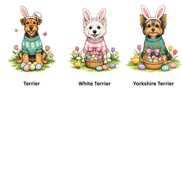 Easter Dog Breeds Graphic Tee