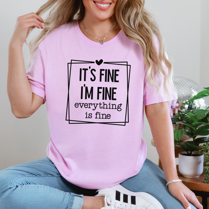 It's Fine Square Graphic Tee