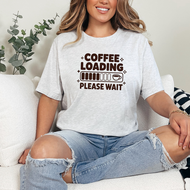Coffee Loading Graphic Tee