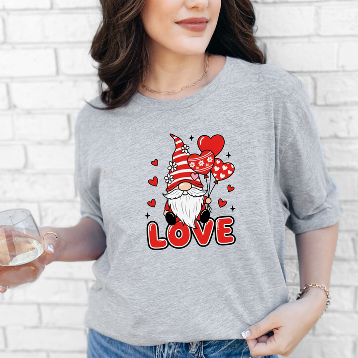 Valentine Gnome Graphic Tee