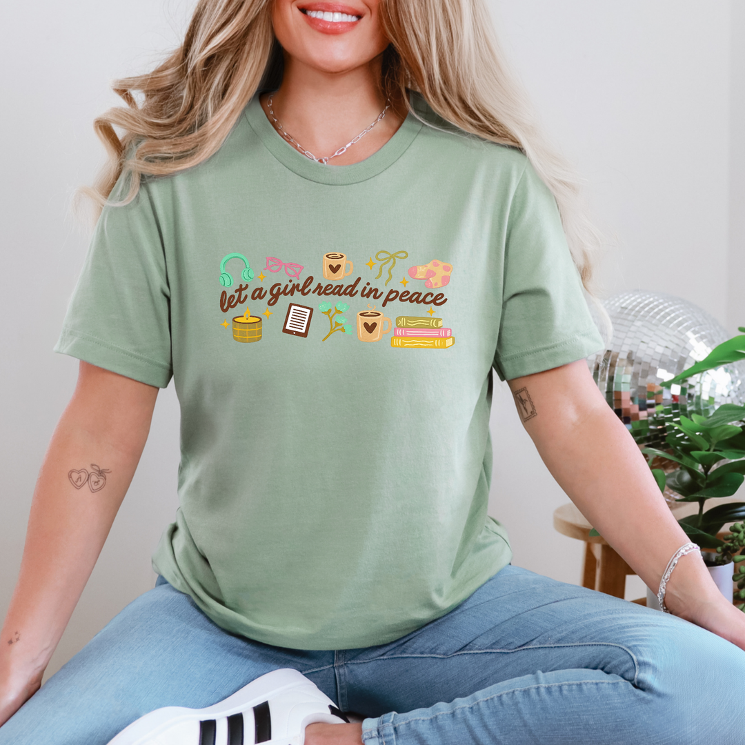 Let a Girl Read in Peace Graphic Tee