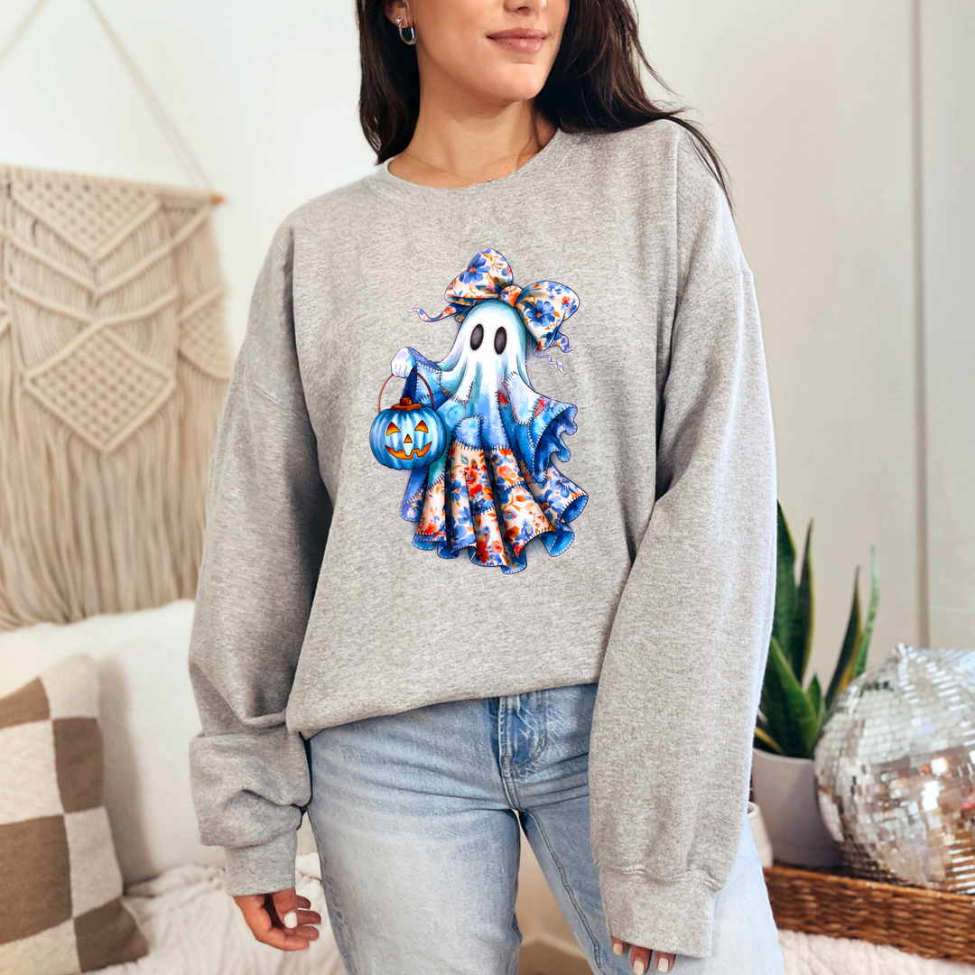Ghost Patchwork Sweatshirt