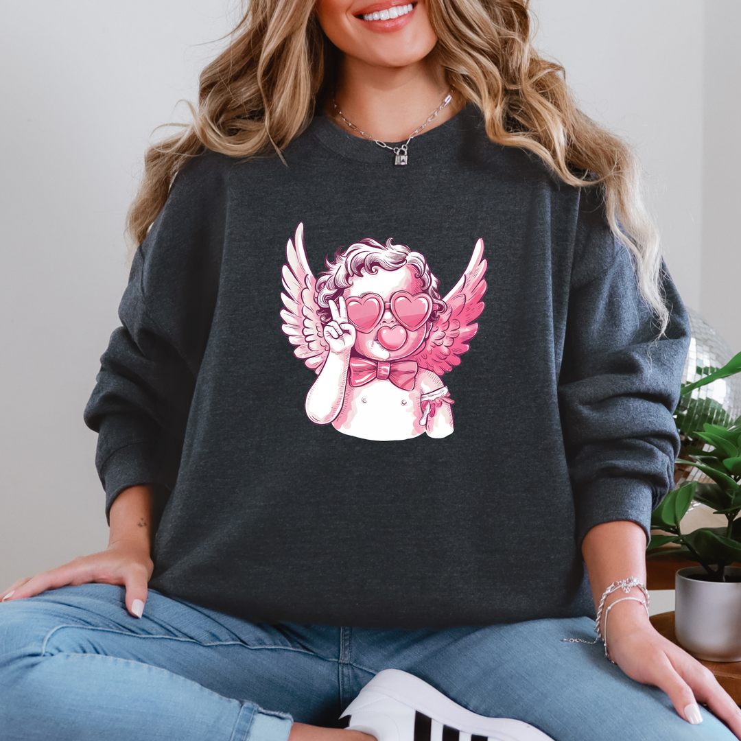 Cupid with Sunglasses Sweatshirt