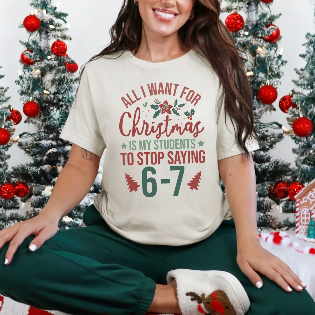 Students Stop Saying 6-7 Graphic Tee