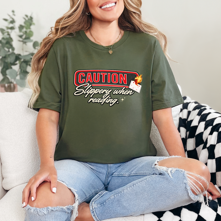 Slippery When Reading Graphic Tee