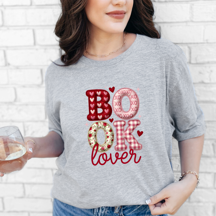 Valentine Book Lover Graphic Tee