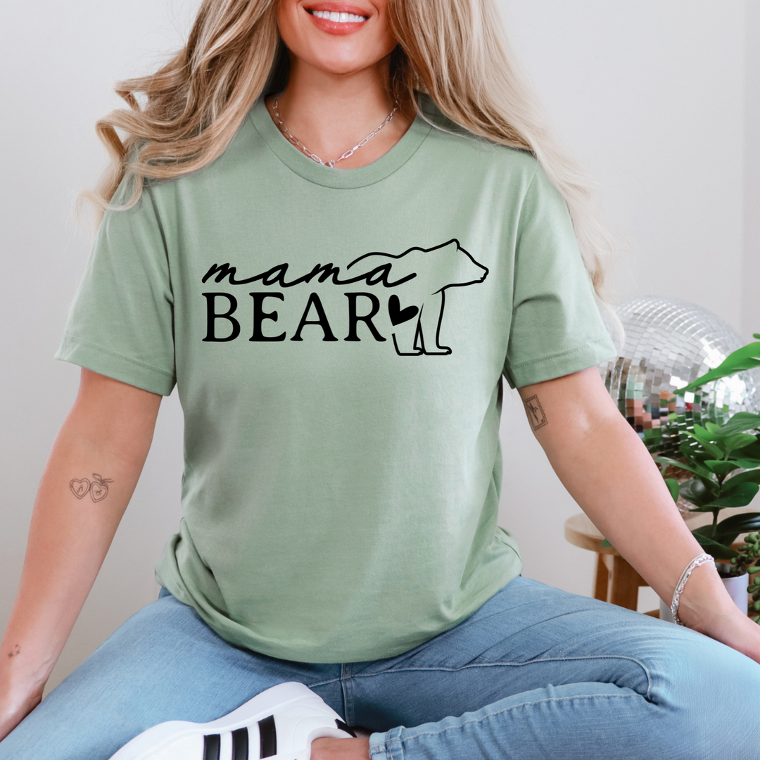 Mama Bear Silhouette Graphic Tee or Sweatshirt