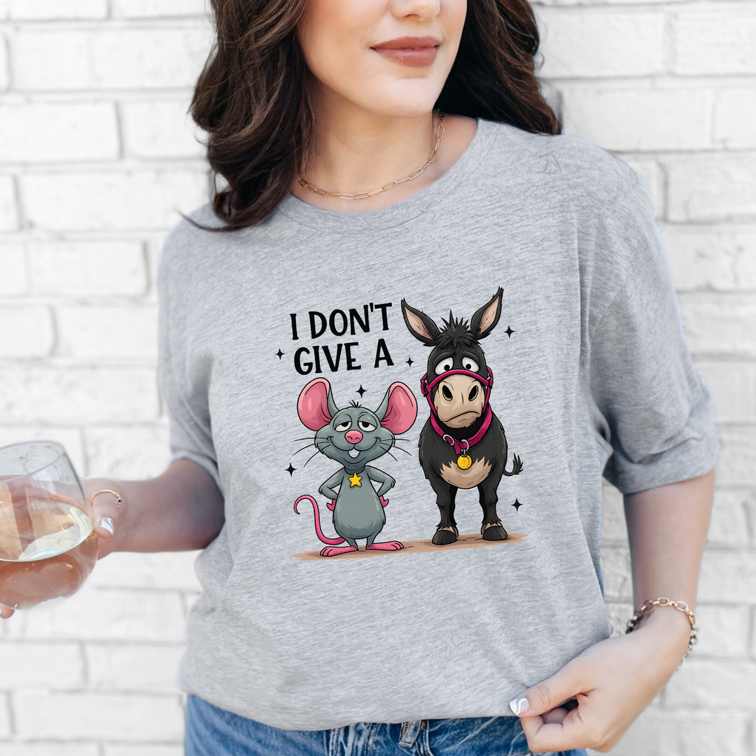 Don't Give a Mouse Donkey Graphic Tee