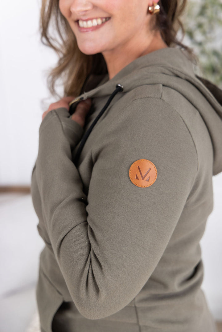 IN STOCK Classic Halfzip Hoodie - Olive