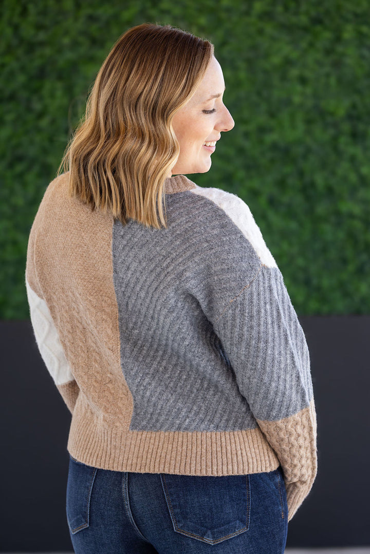 IN STOCK Colorblock Cozy Cardigan