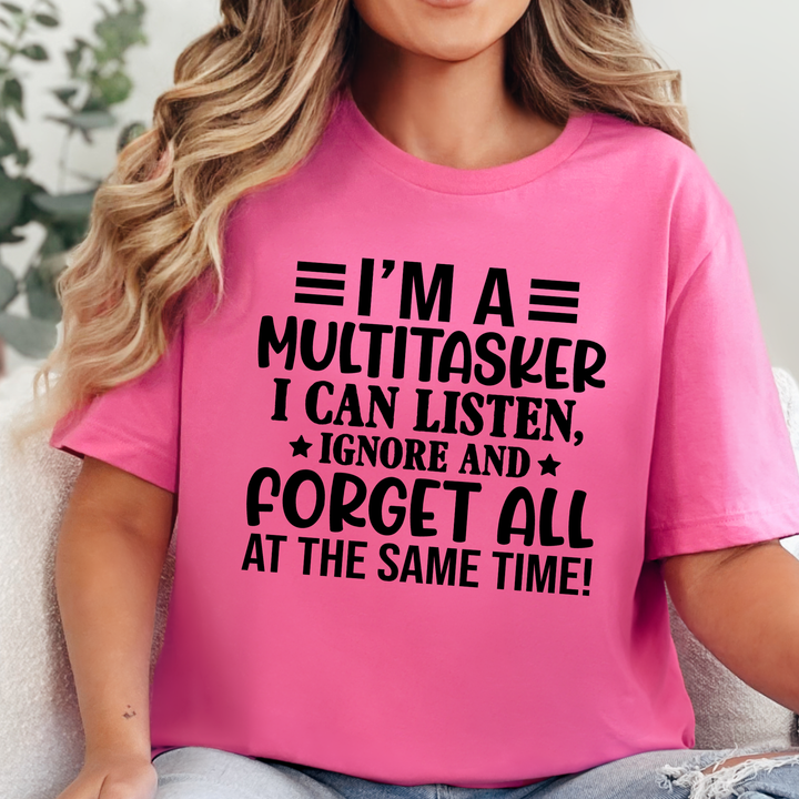 Wholesale Multitasker Graphic Tee - Charity Pink Tee