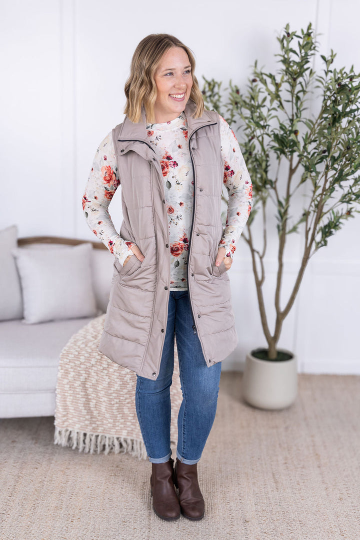 IN STOCK Blair Long Sleeve Top - Pink Bloom