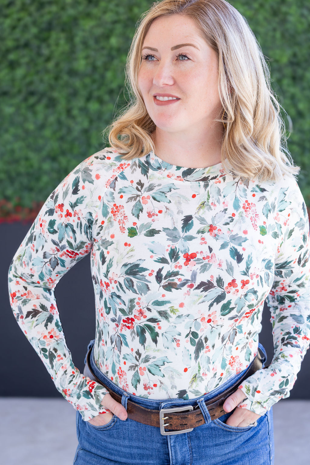 IN STOCK Blair Long Sleeve Top - Winter Berry