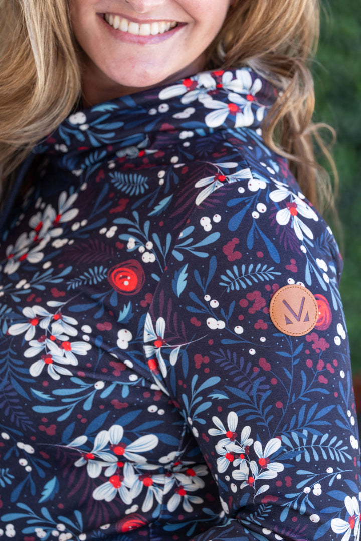 IN STOCK Soft Funnel Neck - Christmas Berry