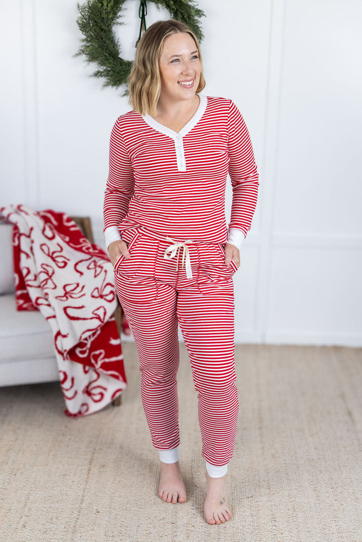 IN STOCK Candy Cane Pajama Set