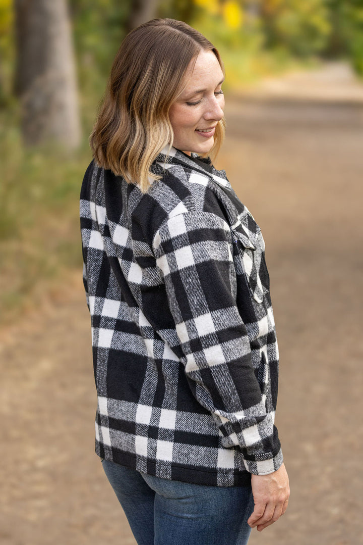 IN STOCK Norah Plaid Shacket - Classic Black and White | Women's Shacket