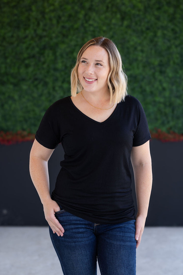 IN STOCK Chloe Cozy Tee - Black