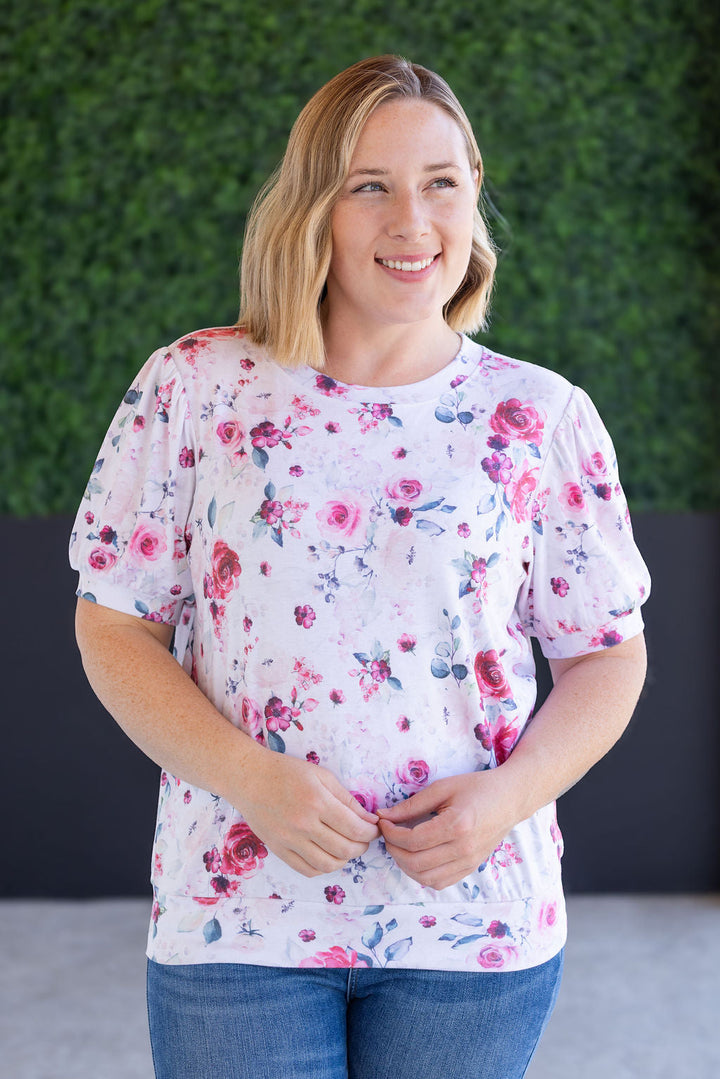 IN STOCK Katie Cozy Top - Pink Bloom