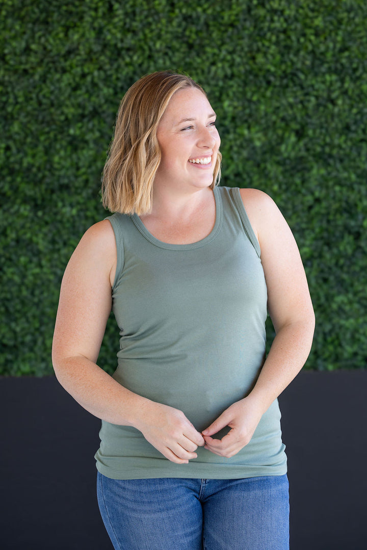 IN STOCK Ava Tank - Sage