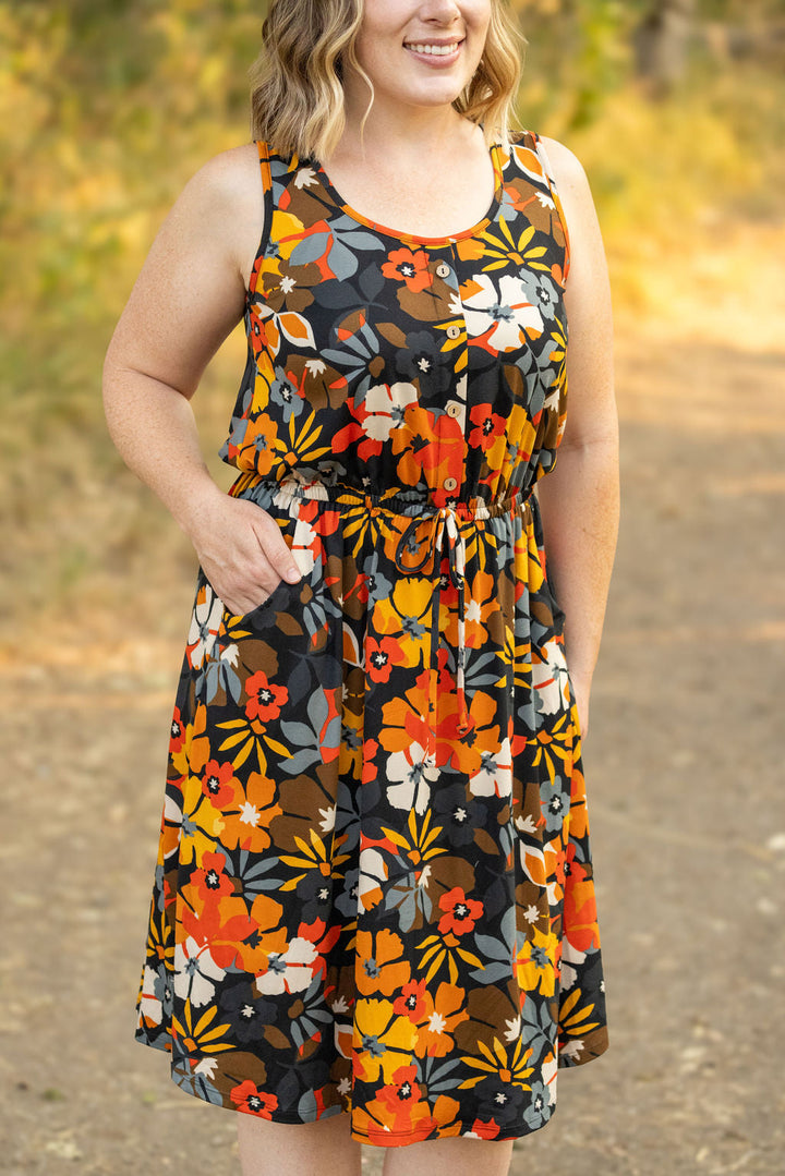 IN STOCK Sadie Dress - Fall Floral Mix