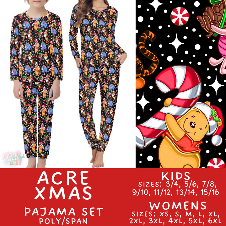 Batch #430 - Magical Christmas Family Pajamas - Closes 10/15 -  ETA late Nov - Acre Xmas Women's & Kid's Pajama Set