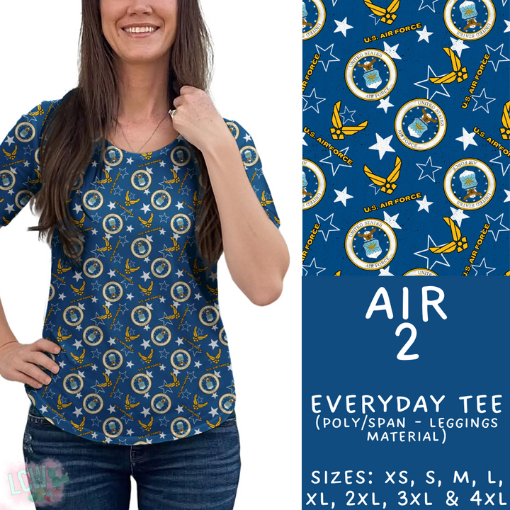 Batch #414 - Military 2 Collection - Closes 9/17 - ETA early Nov - Air 2 Everyday Tee