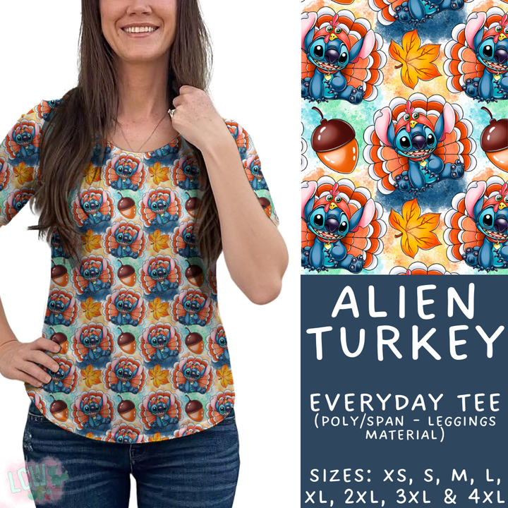 Batch #404 - Magical Fall 2 - Closes 8/29 - ETA mid/late October - Alien Turkey Everyday Tee