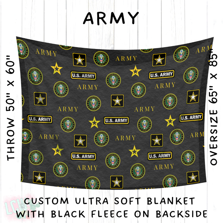Batch #414 - Military 2 Collection - Closes 9/17 - ETA early Nov - Army Blanket