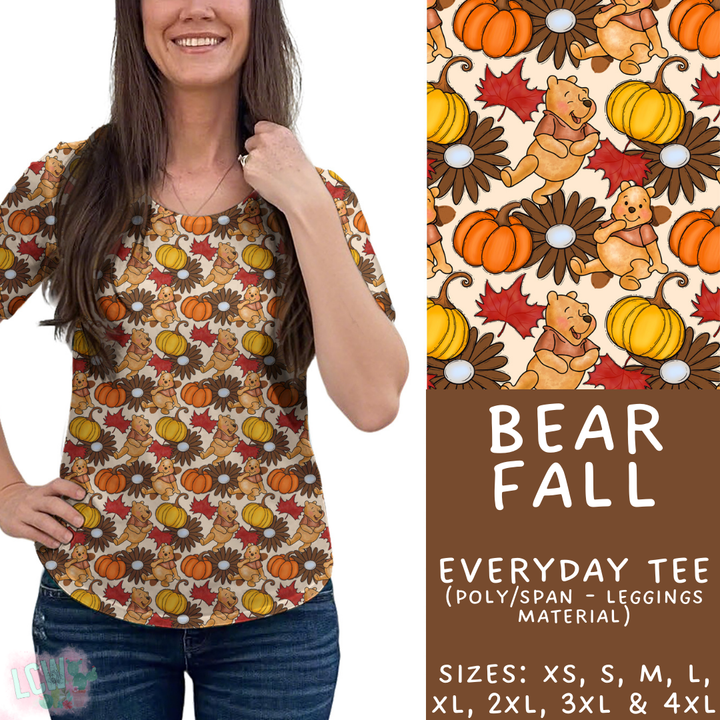 Batch #404 - Magical Fall 2 - Closes 8/29 - ETA mid/late October - Bear Fall Everyday Tee