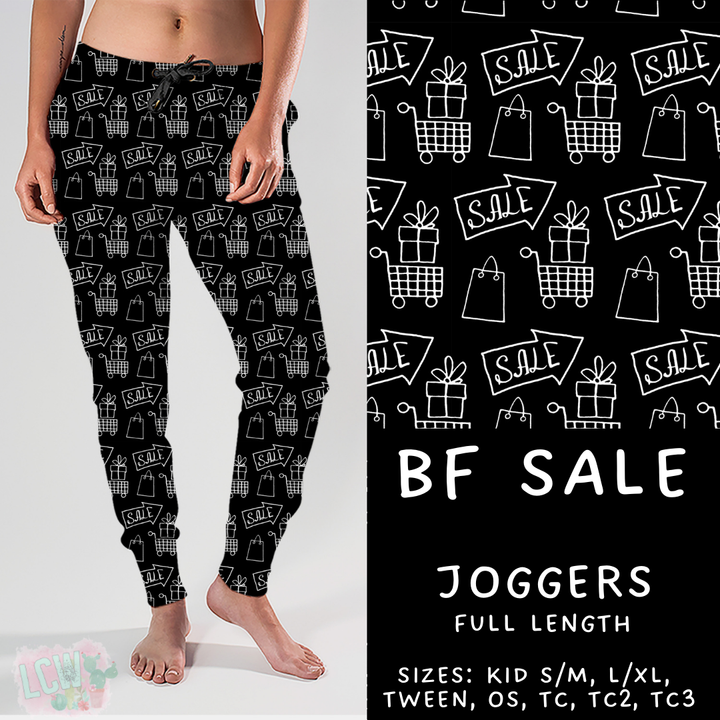 Batch #417 - Black Friday 2 - Closes 9/22 - ETA early/mid Nov - BF Sale Joggers